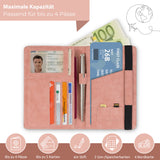 Neyyos: Reisepasshüllen in diversen Farben mit & ohne AirTag Fach (auch für Generation 2 AirTag passend) - MAGATI