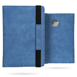 Neyyos: Reisepasshüllen in diversen Farben mit & ohne AirTag Fach (auch für Generation 2 AirTag passend) - MAGATI