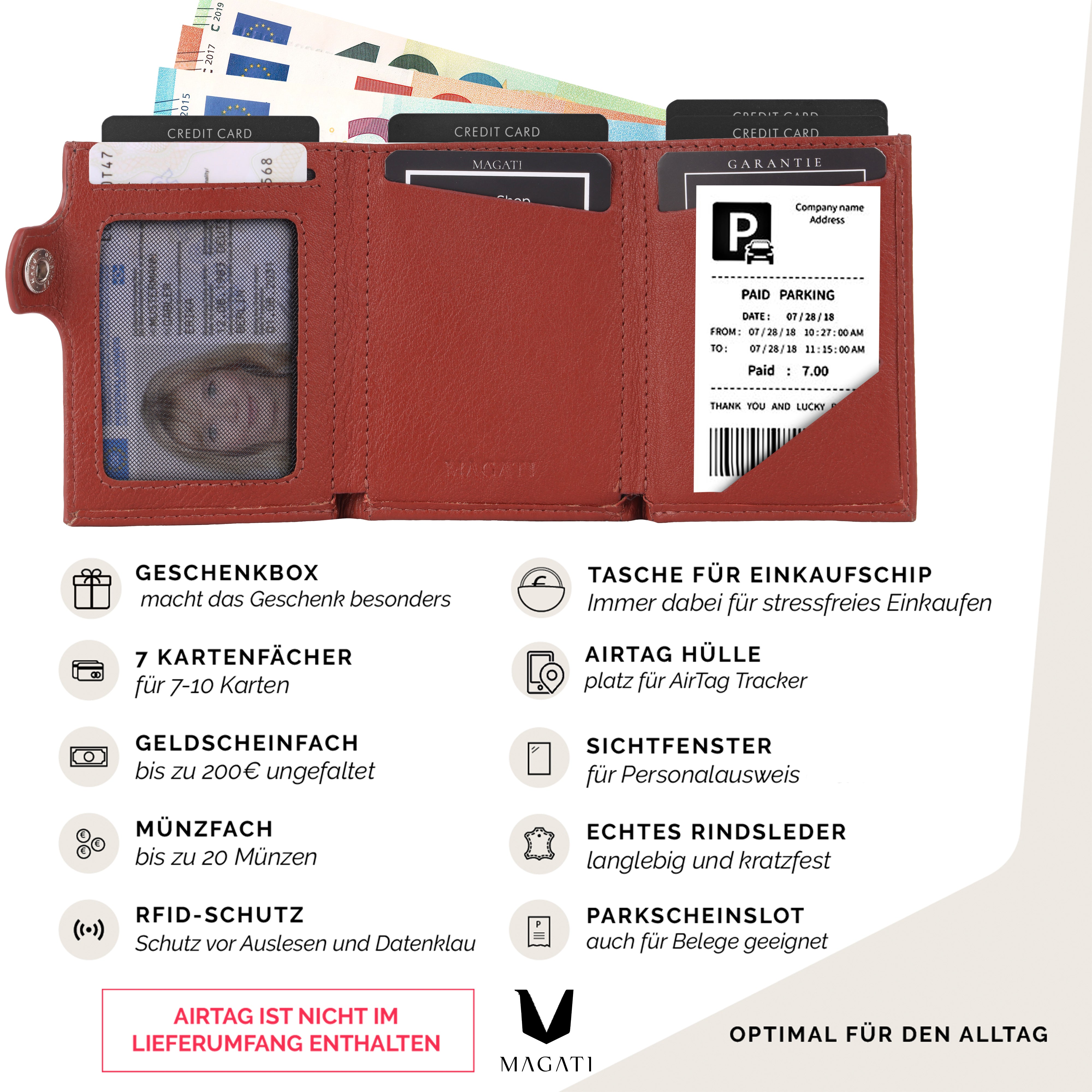 AirTag Wallet il Santo | Slim