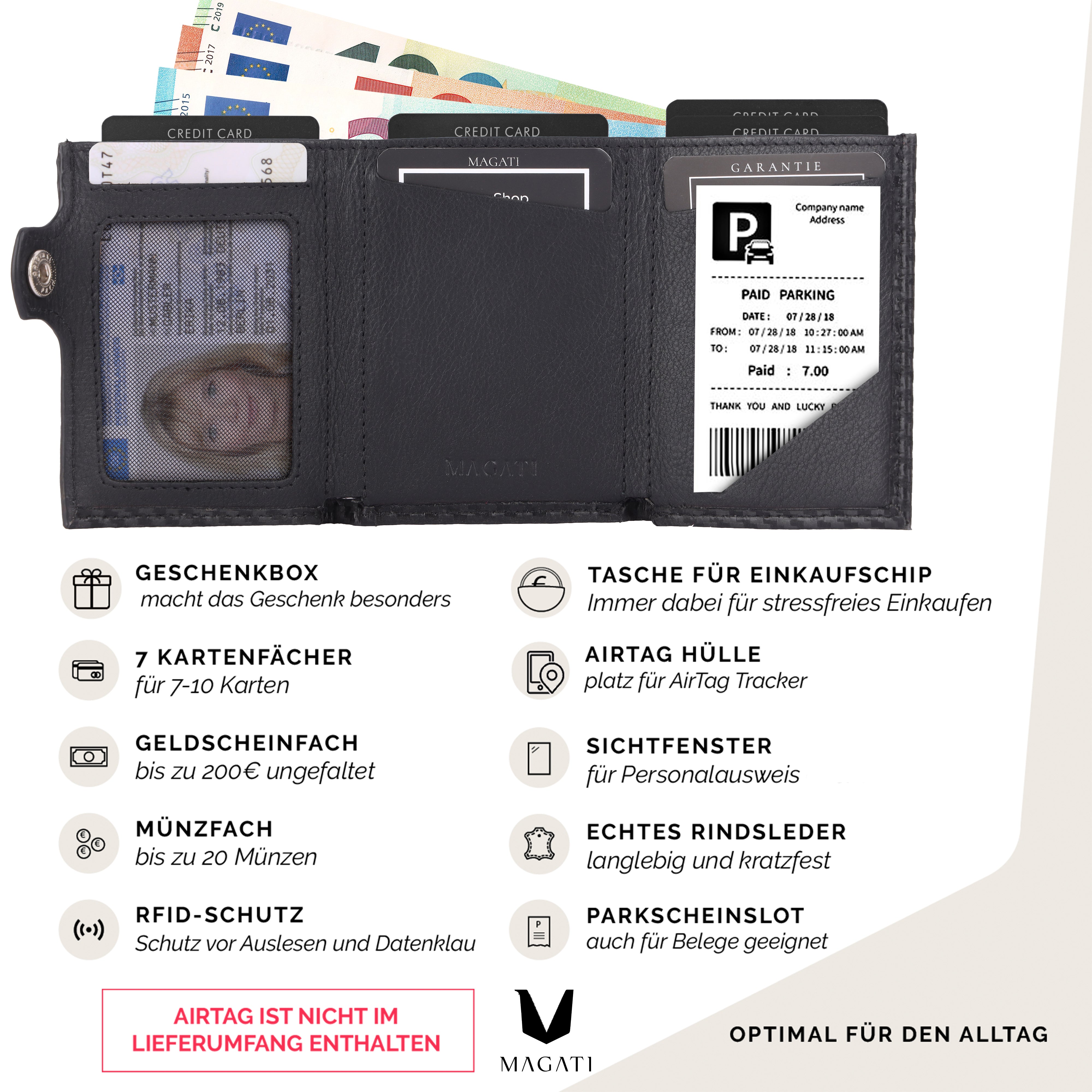 AirTag Wallet il Santo | Slim