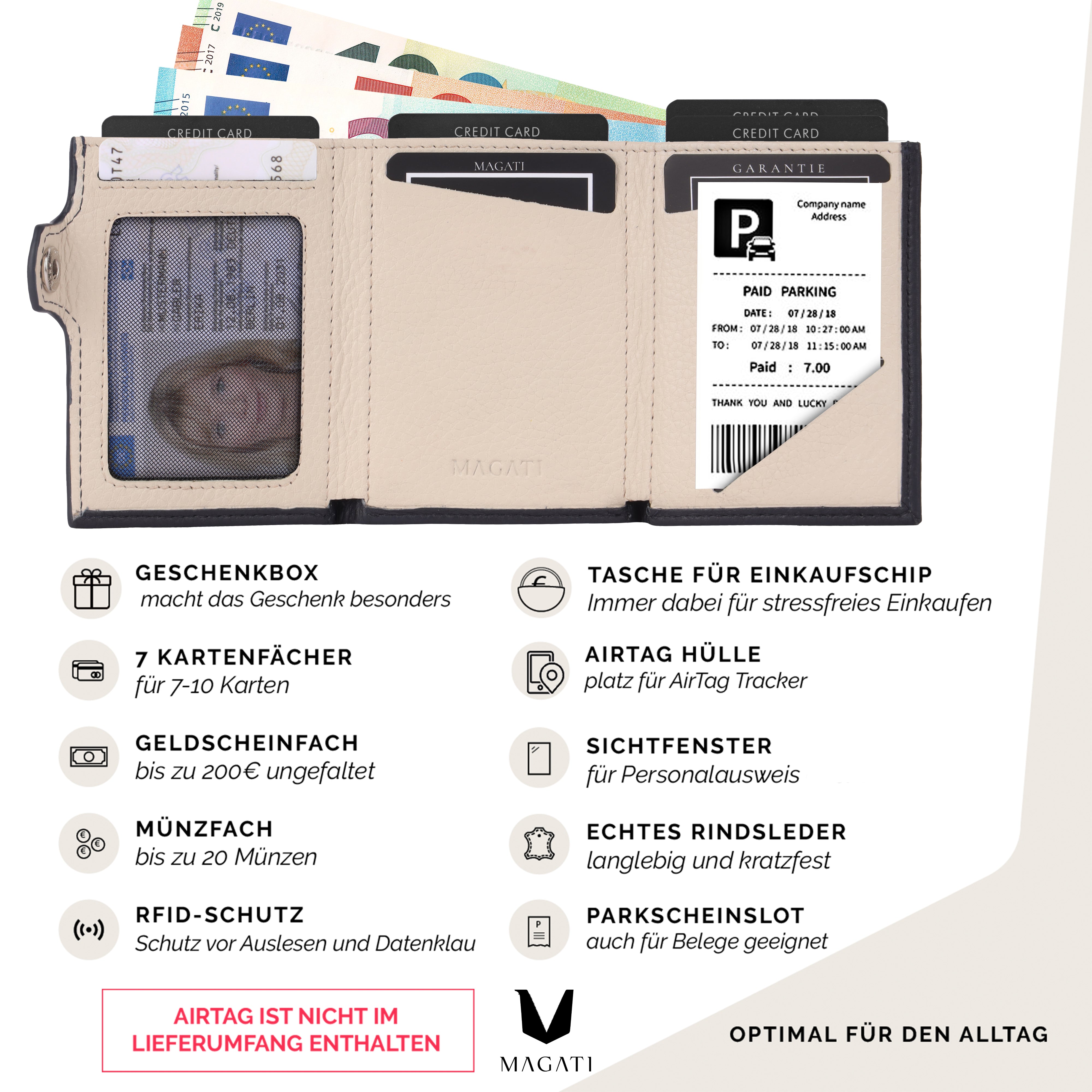 AirTag Wallet il Santo | Slim