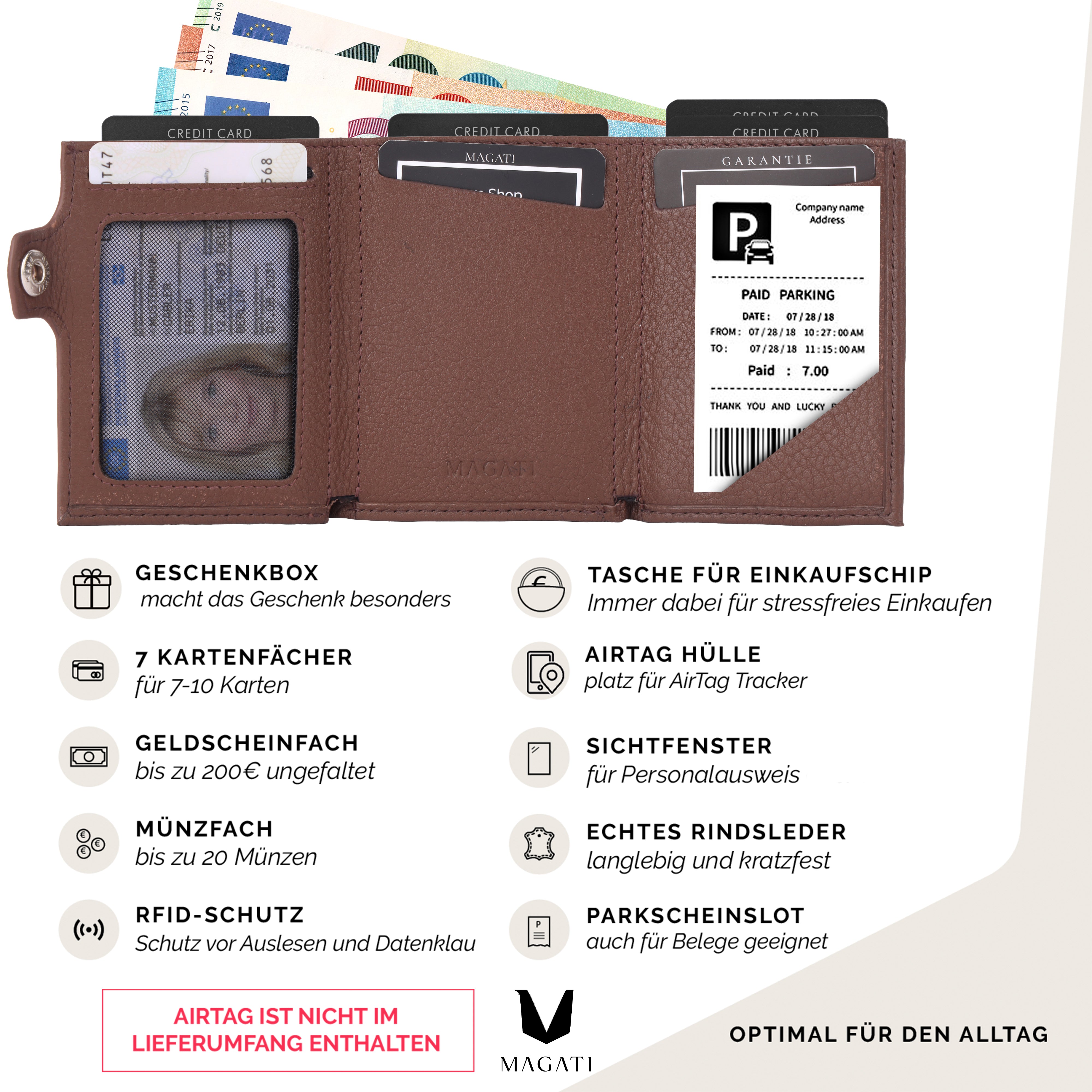 AirTag Wallet il Santo | Slim