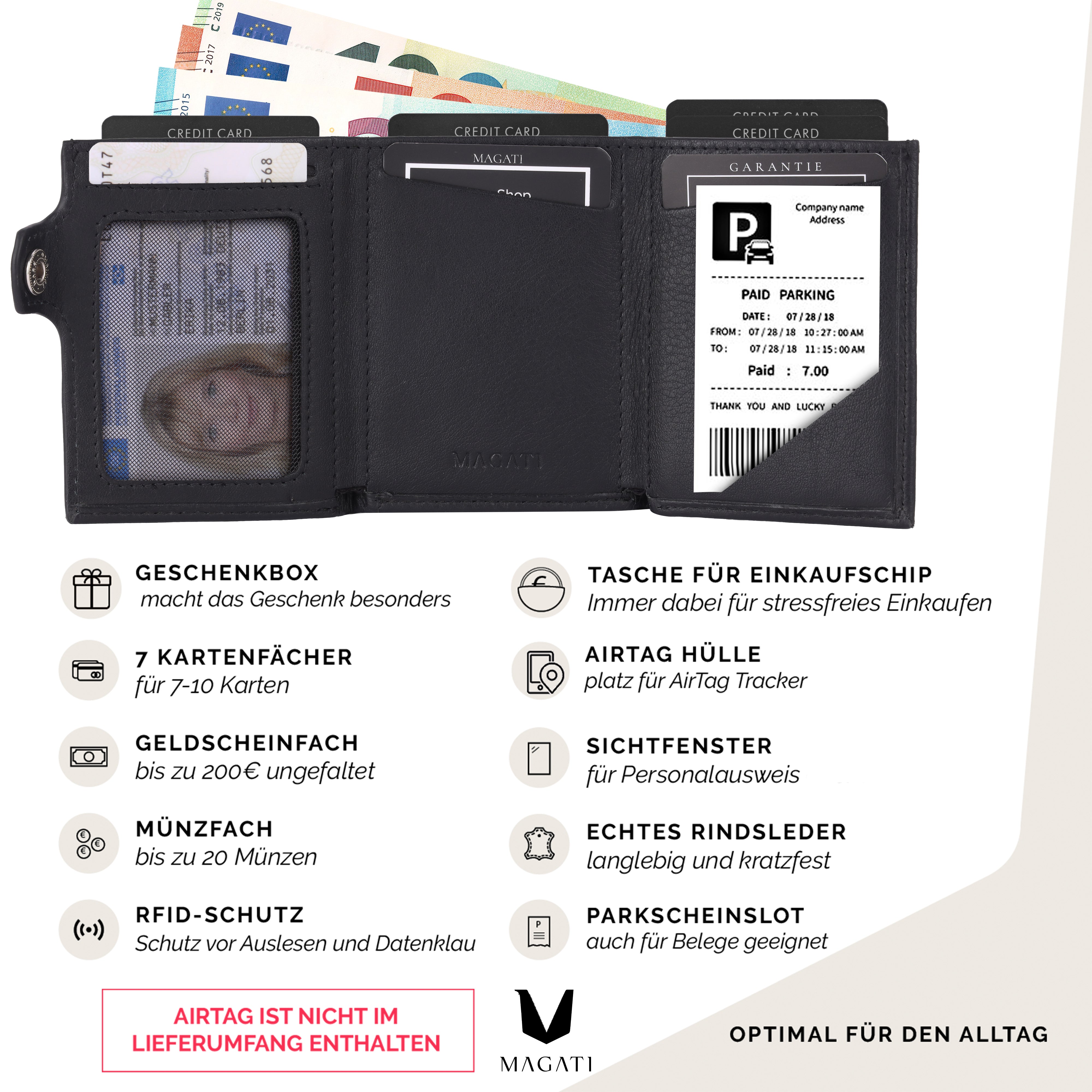 AirTag Wallet il Santo | Slim