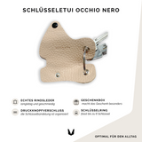 Schlüsseletui Occhio Nero aus Leder