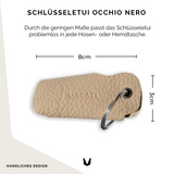 Schlüsseletui Occhio Nero aus Leder