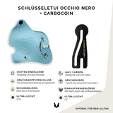 Schlüsseletui Occhio Nero aus Leder