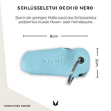 Schlüsseletui Occhio Nero aus Leder