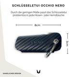 Schlüsseletui Occhio Nero aus Leder