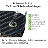 Schlüsseletui Occhio Nero aus Leder