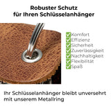 Schlüsseletui Occhio Nero aus Leder