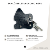 Schlüsseletui Occhio Nero aus Leder