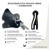 Schlüsseletui Occhio Nero aus Leder
