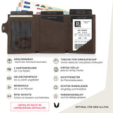 Slim Wallet il Santo mit AirTag Hülle - MAGATI