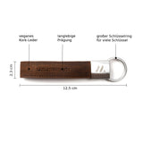Keychain leather "Lieblingsmensch"