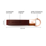 Keychain leather "Lieblingsmensch"