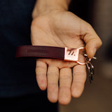 Keychain leather "Lieblingsmensch"