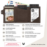 Slim Wallet il Santo mit AirTag Hülle - MAGATI