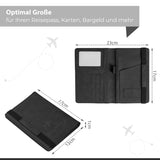 Neyyos: Reisepasshüllen in diversen Farben mit & ohne AirTag Fach (auch für Generation 2 AirTag passend) - MAGATI