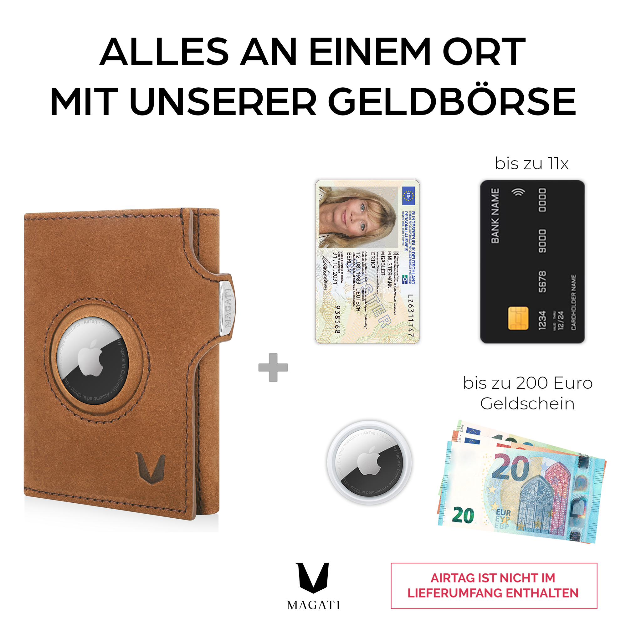 AirTag Wallet il Santo | Slim