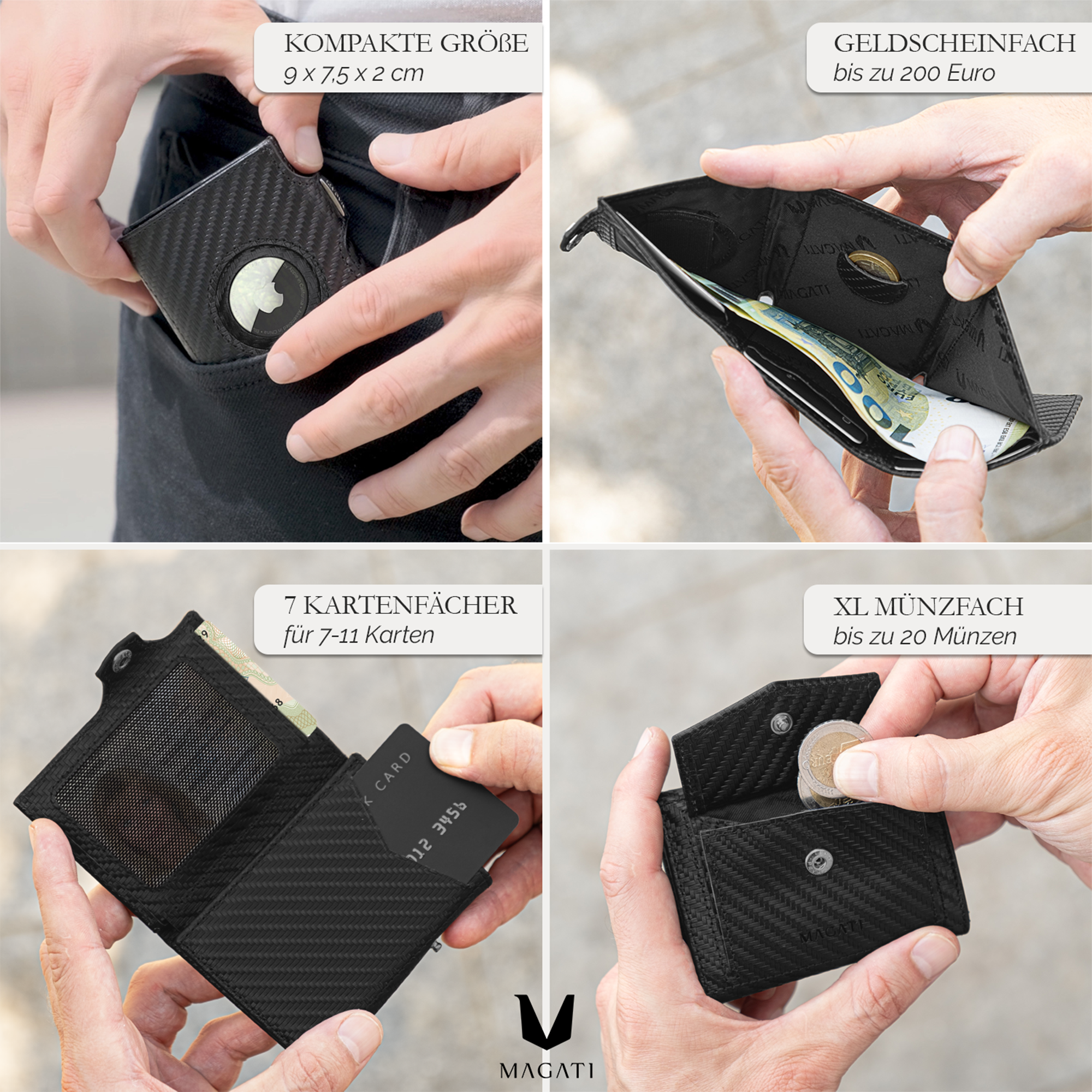 AirTag Wallet il Santo | Slim