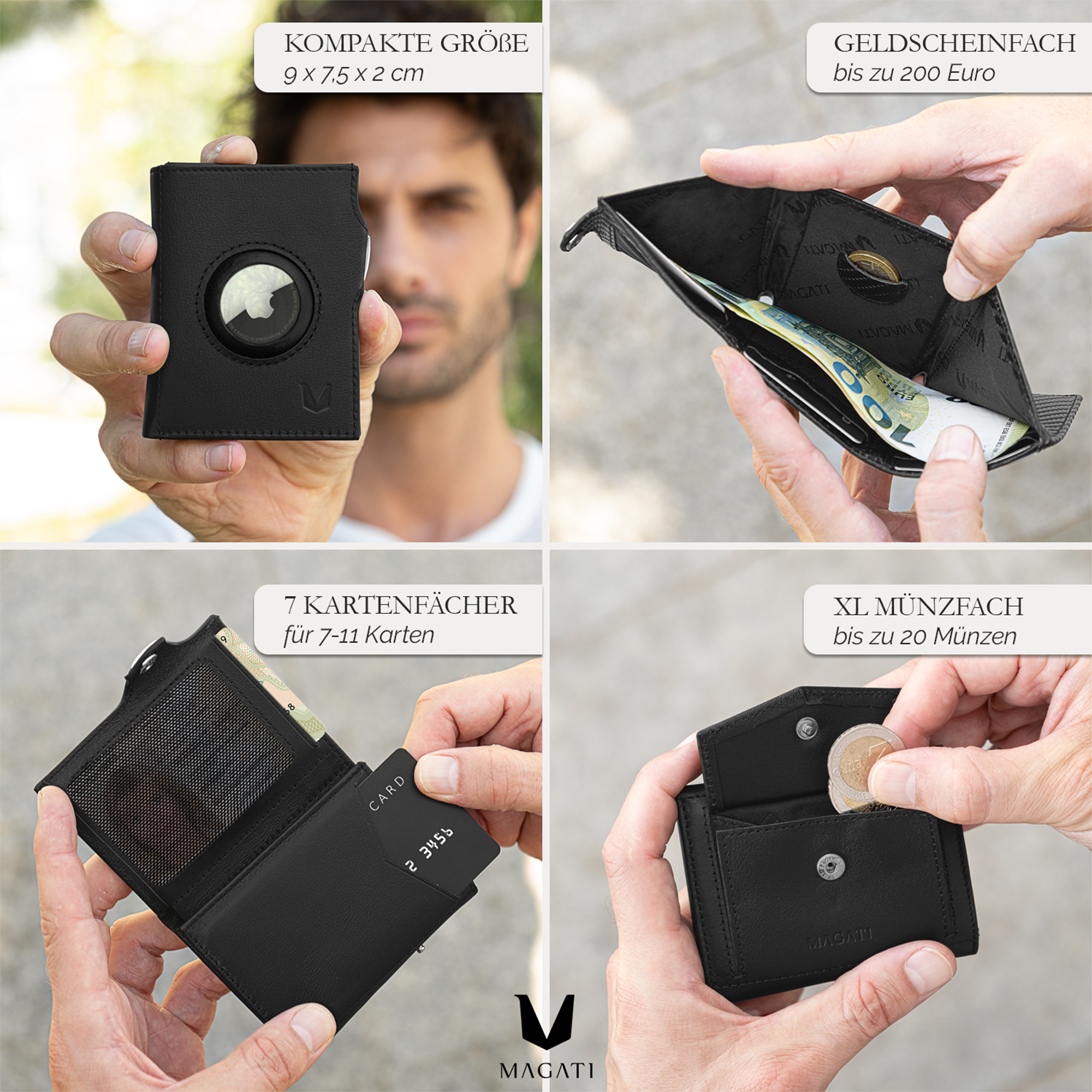 AirTag Wallet il Santo | Slim
