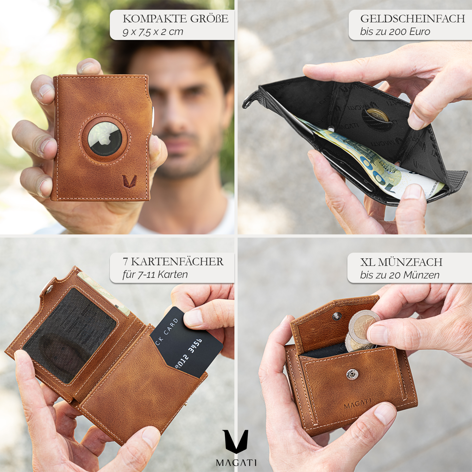 AirTag Wallet il Santo | Slim
