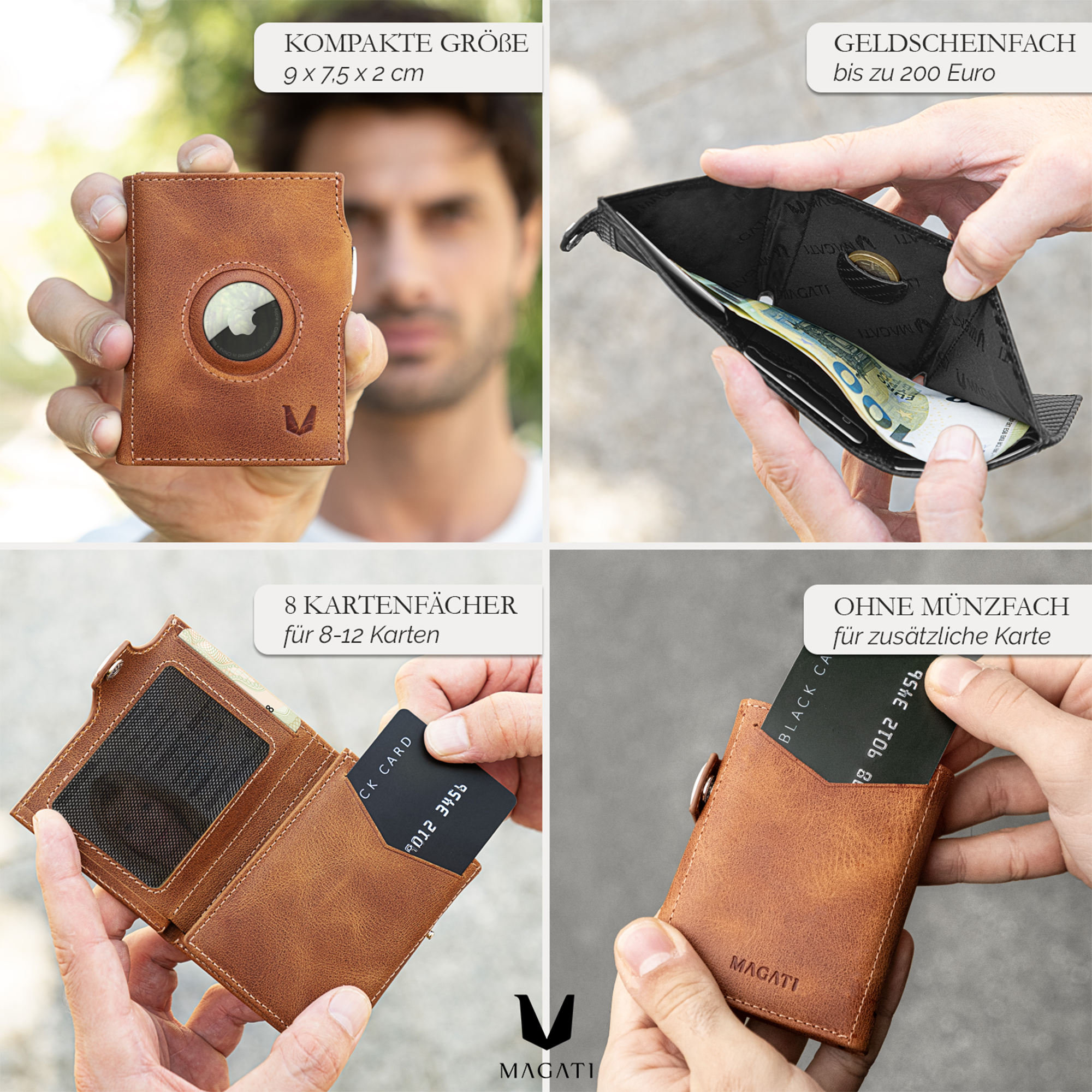 AirTag Wallet il Santo | Slim