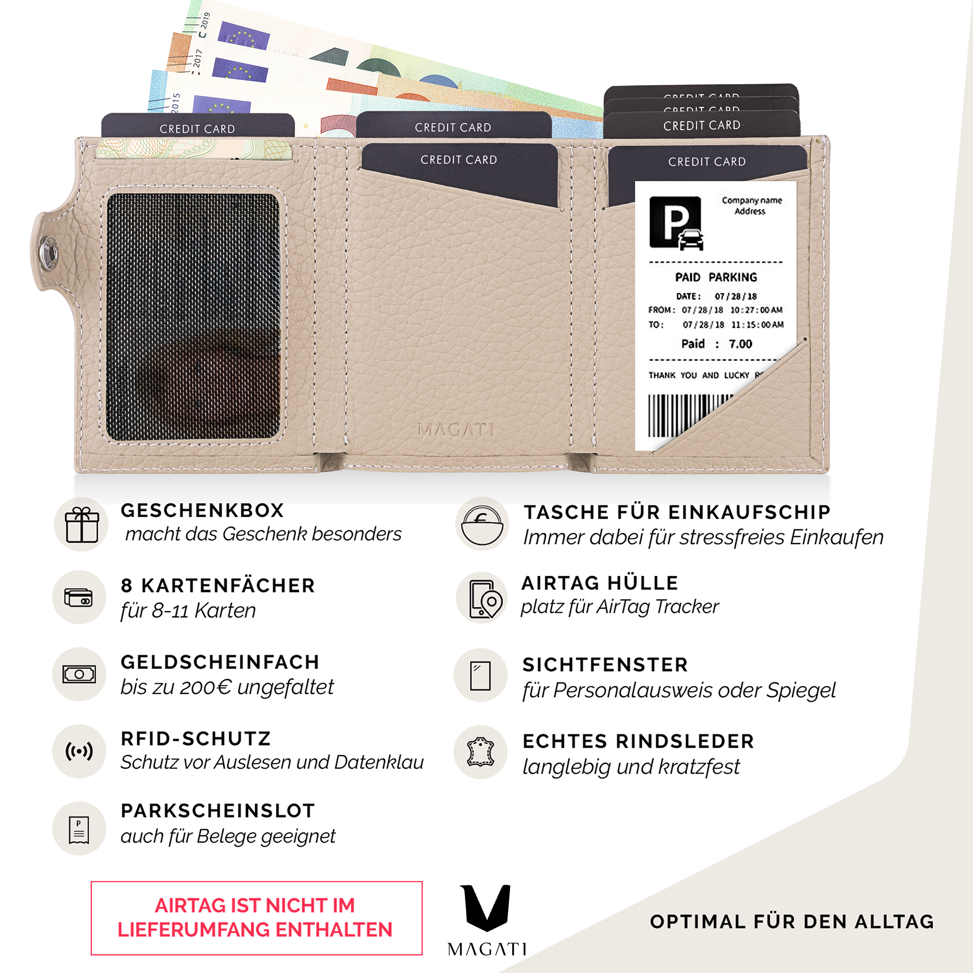 AirTag Wallet il Santo | Slim