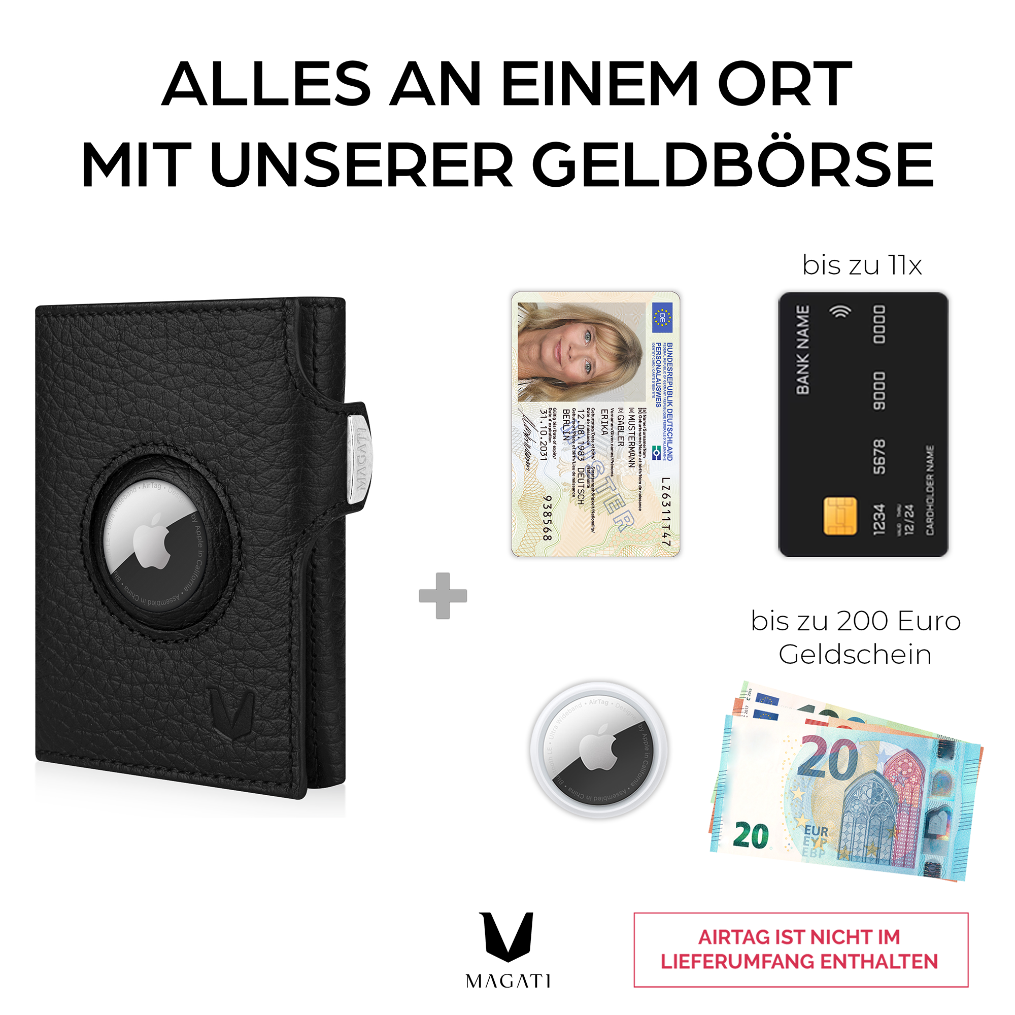 AirTag Wallet il Santo | Slim