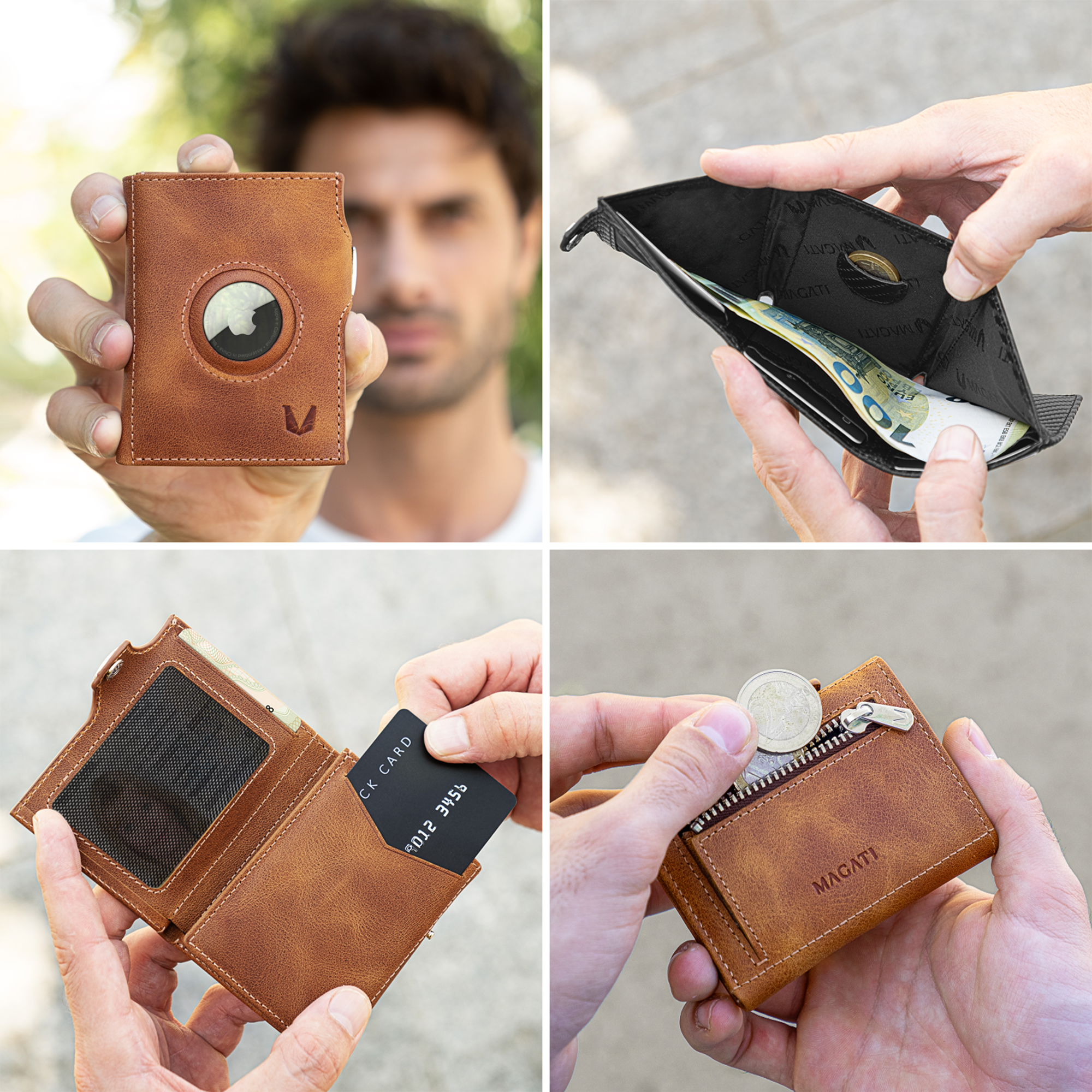 AirTag Wallet il Santo | Slim