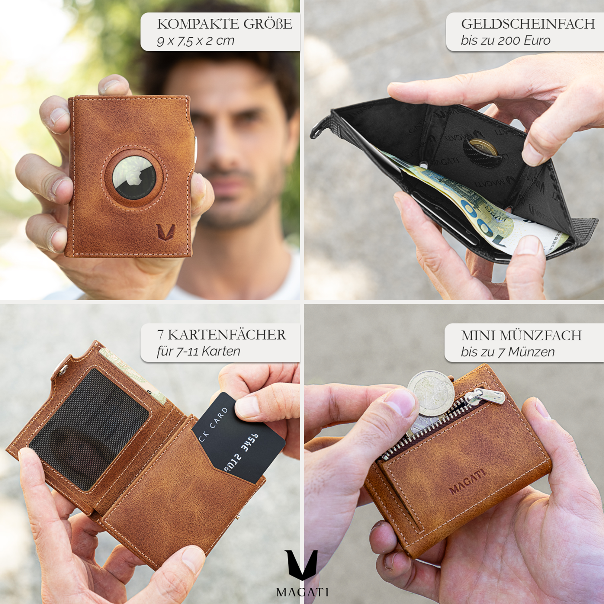 AirTag Wallet il Santo | Slim