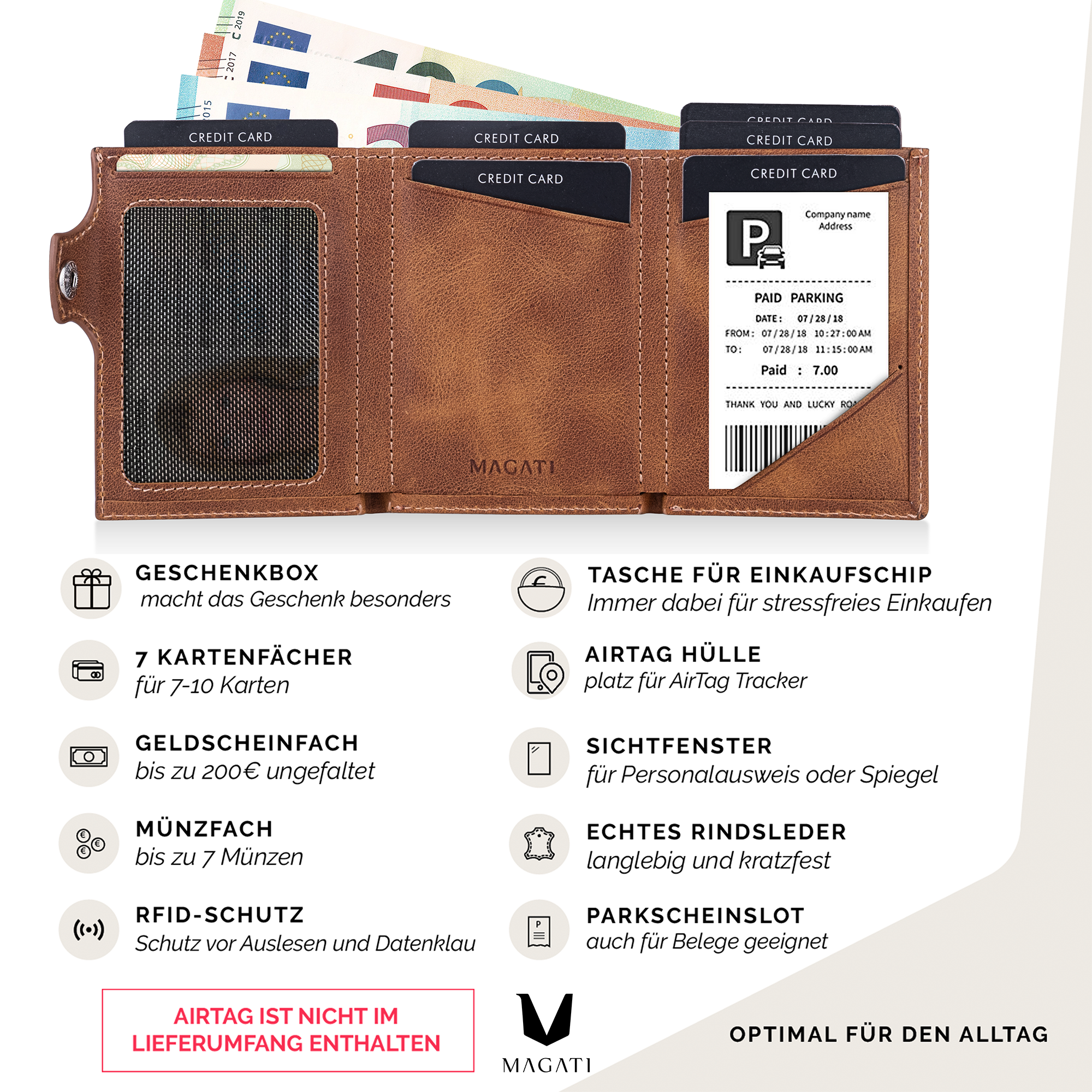 AirTag Wallet il Santo | Slim