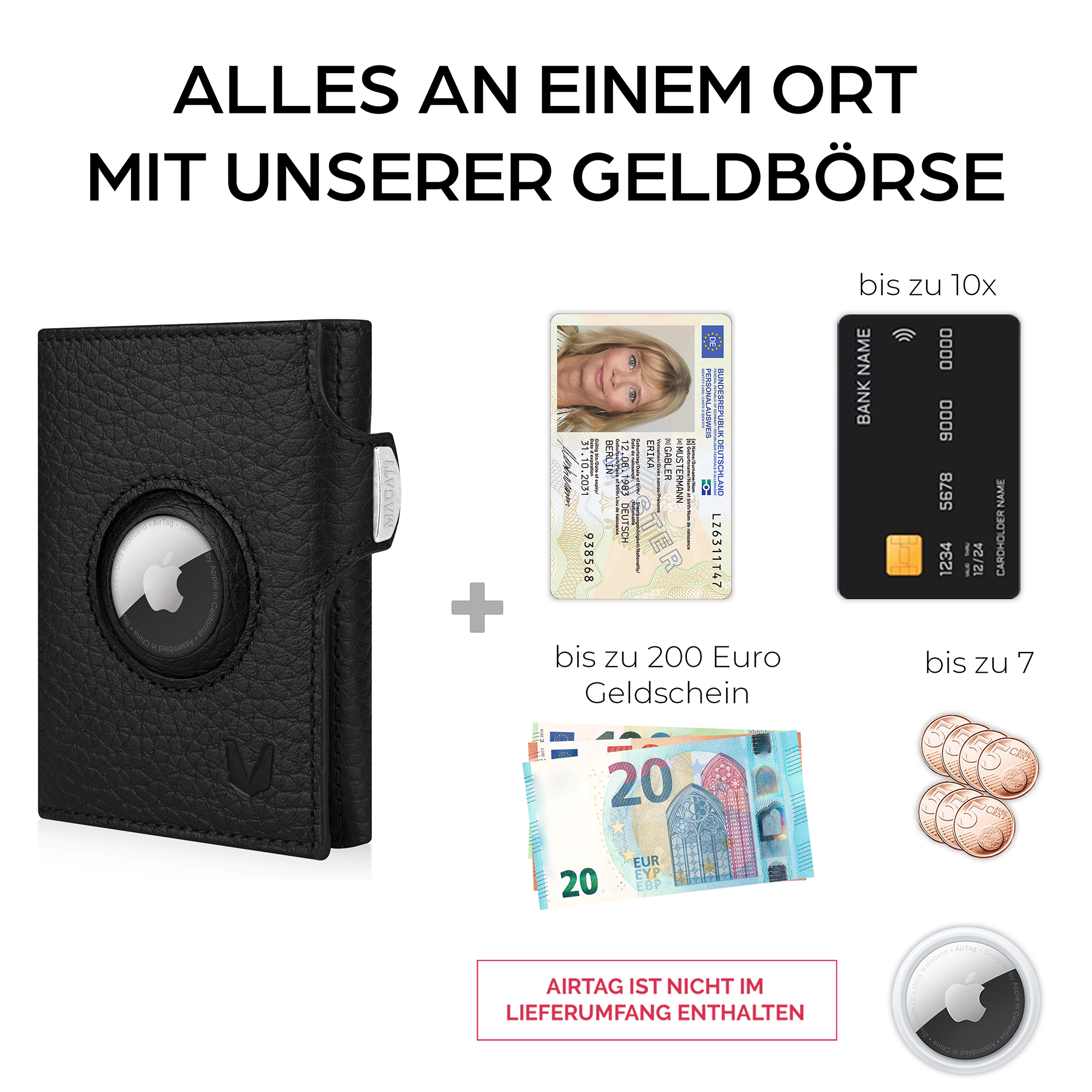 AirTag Wallet il Santo | Slim