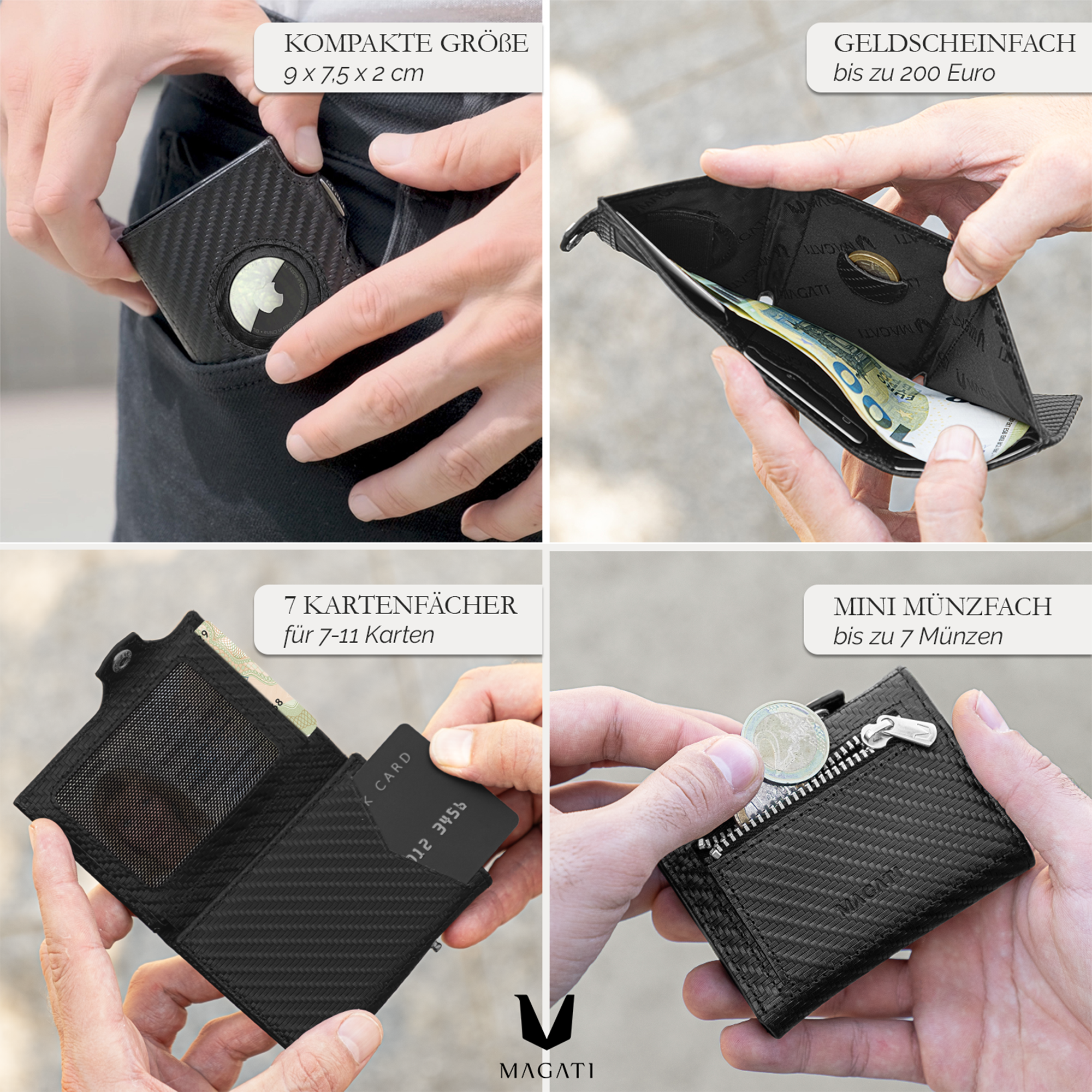 AirTag Wallet il Santo | Slim
