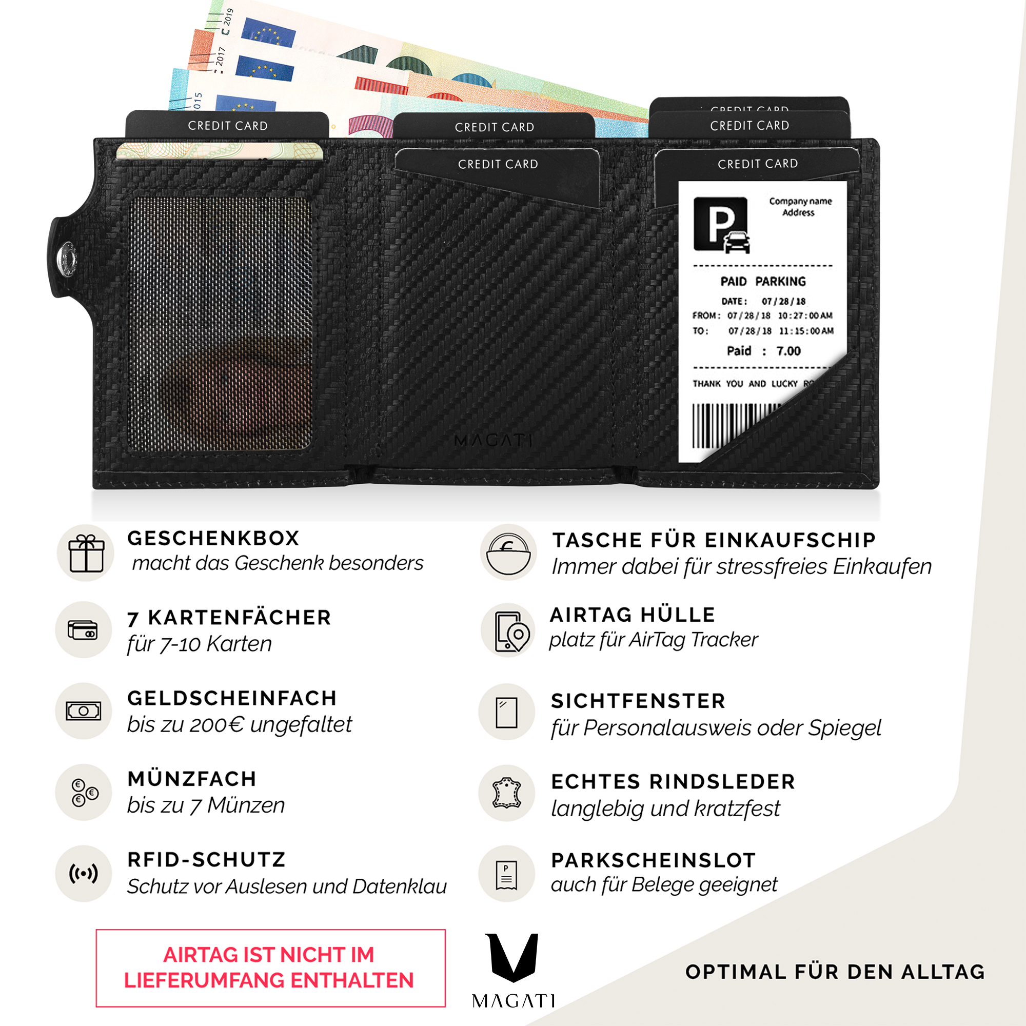 AirTag Wallet il Santo | Slim
