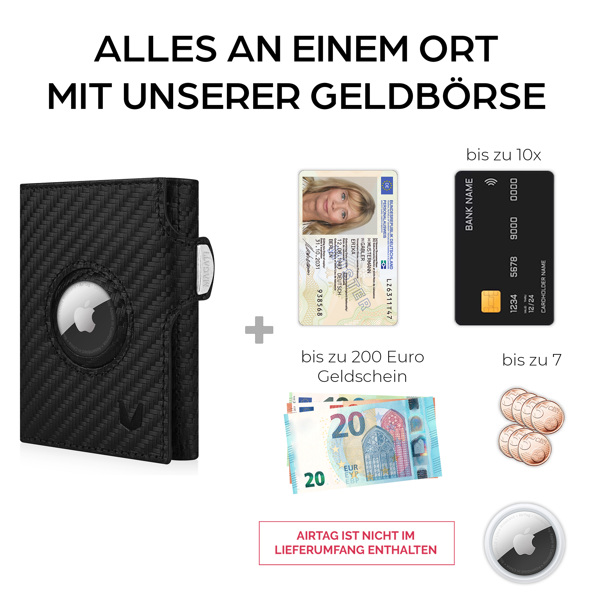 AirTag Wallet il Santo | Slim