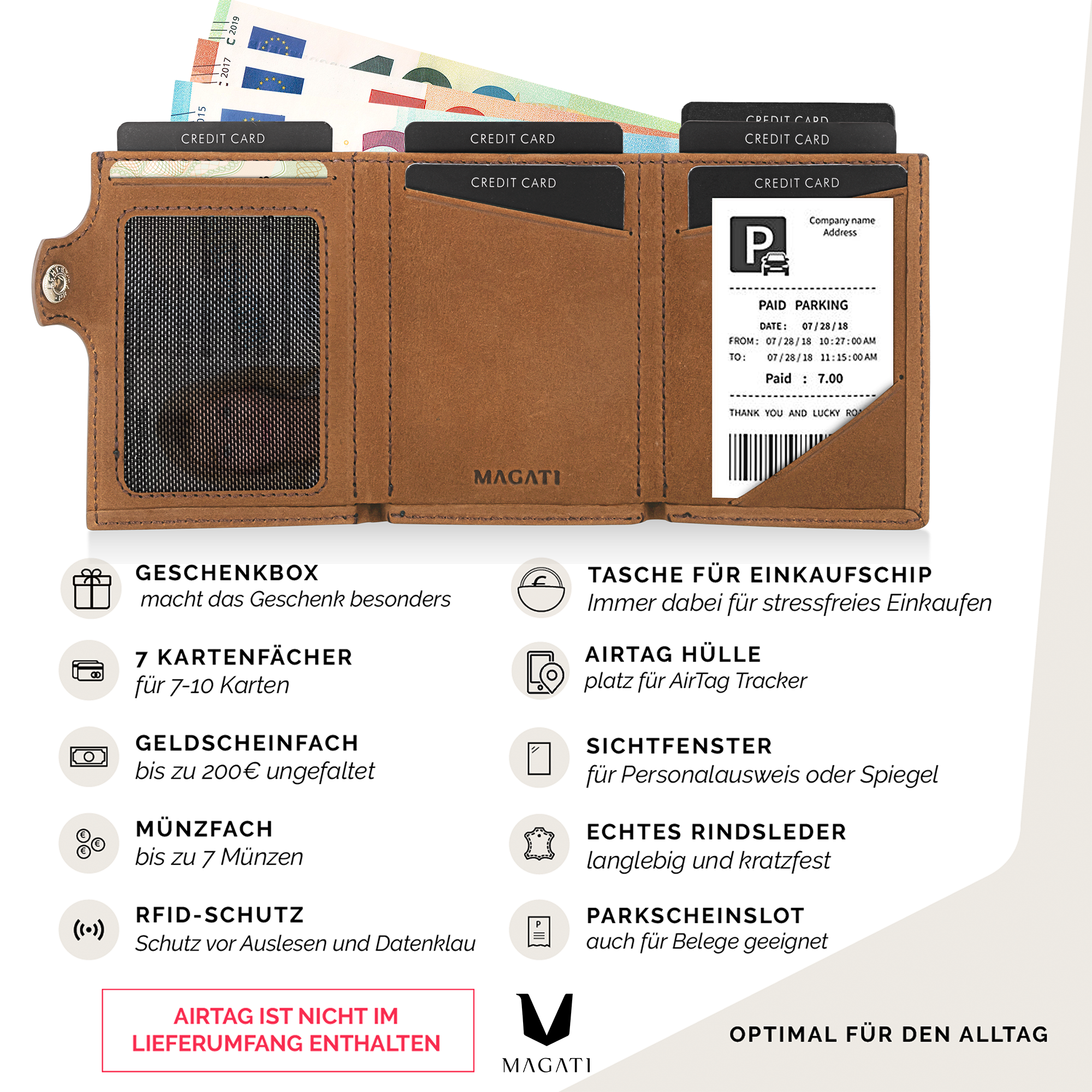AirTag Wallet il Santo | Slim