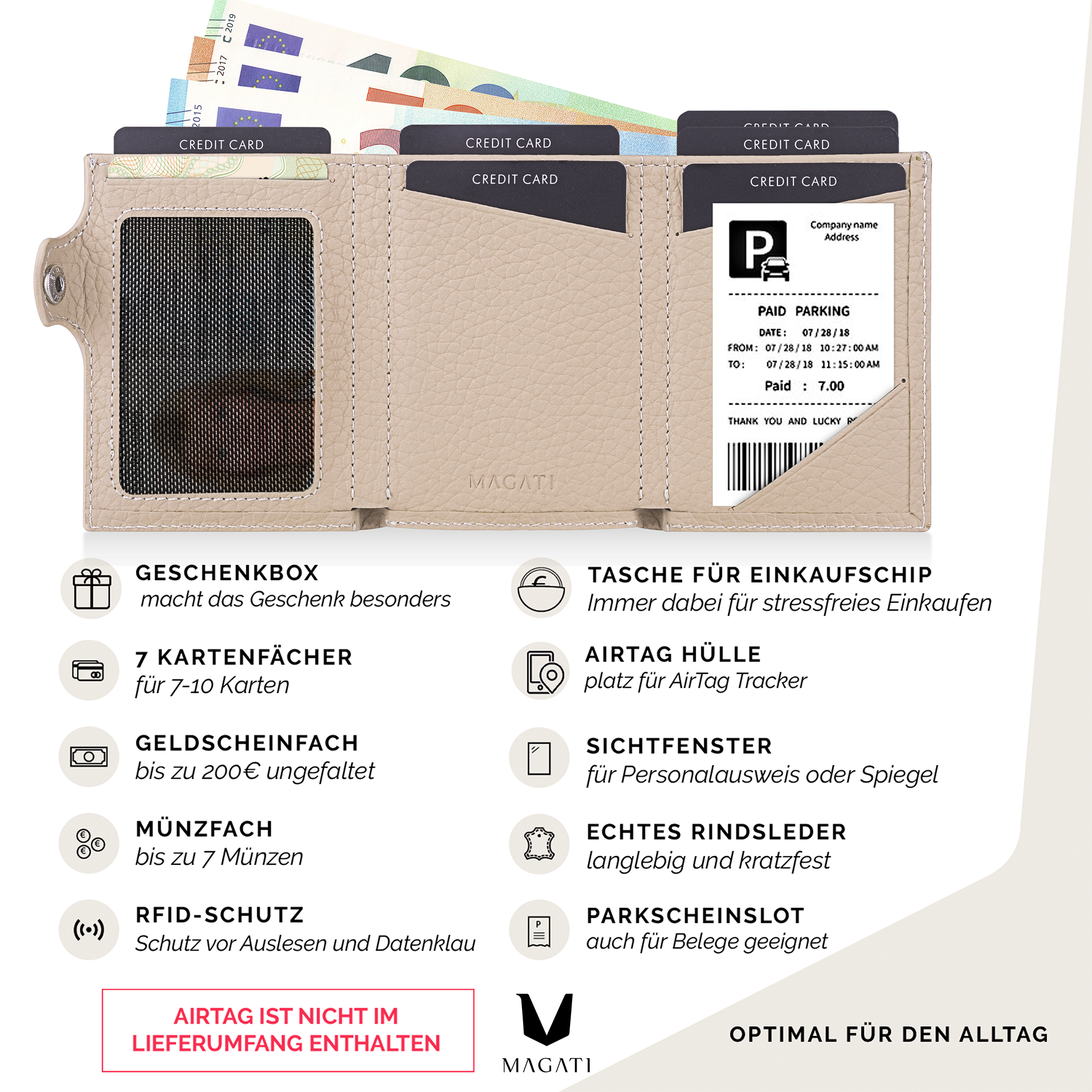 AirTag Wallet il Santo | Slim