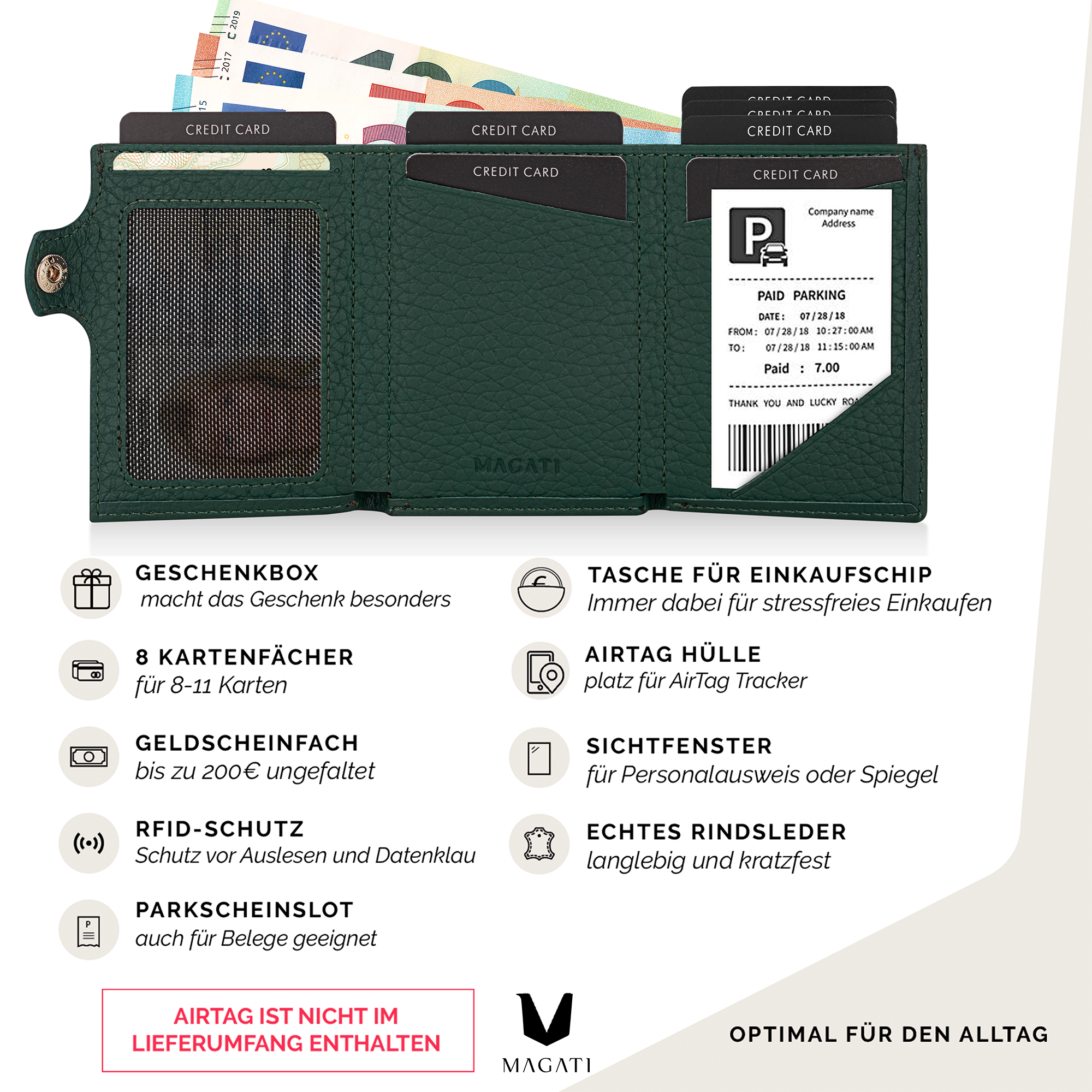 AirTag Wallet il Santo | Slim