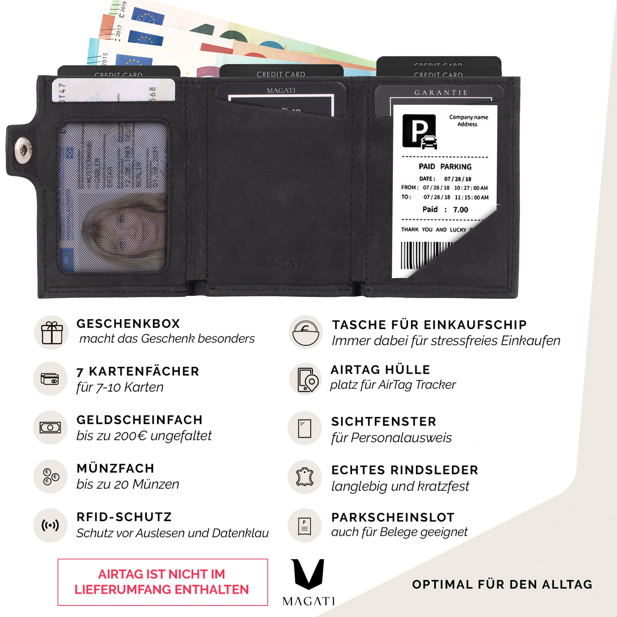 AirTag Wallet il Santo | Slim