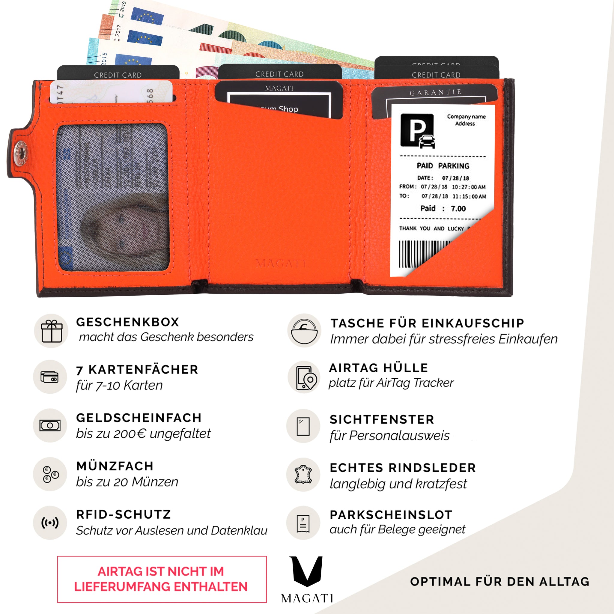 AirTag Wallet il Santo | Slim