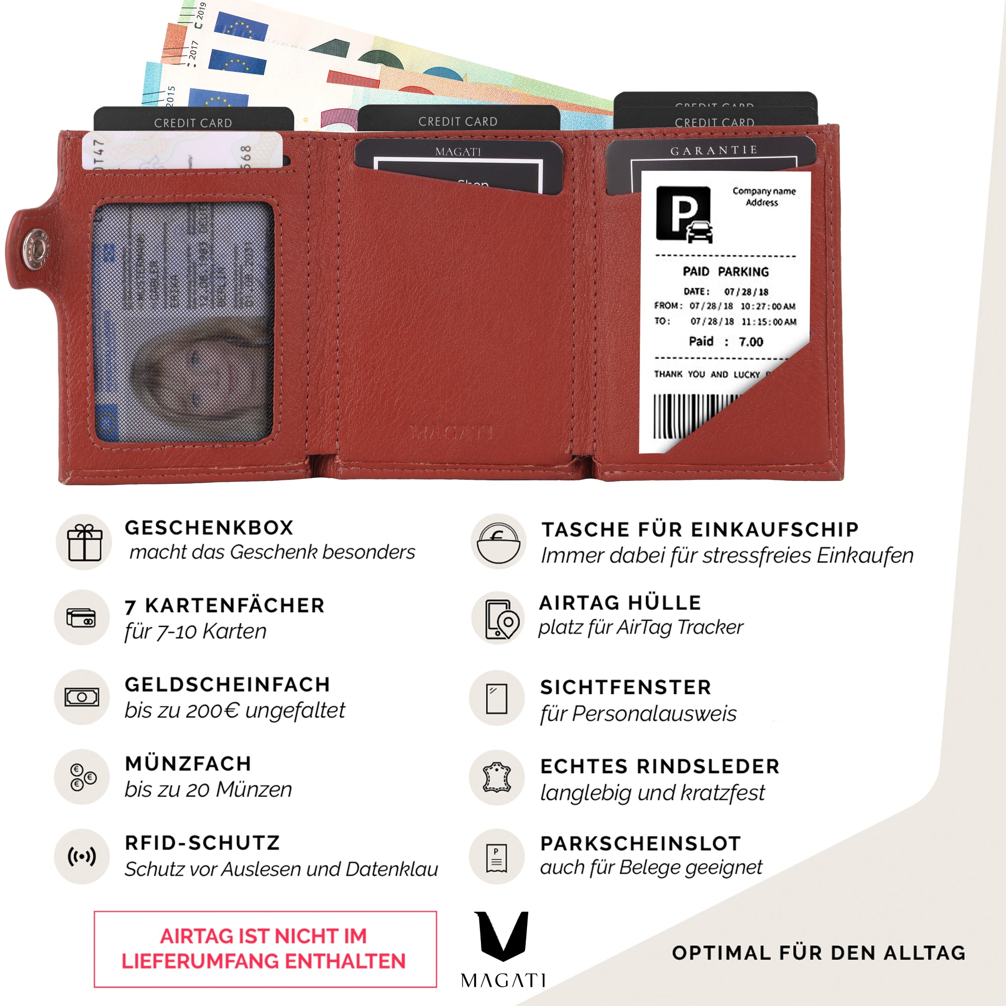 AirTag Wallet il Santo | Slim