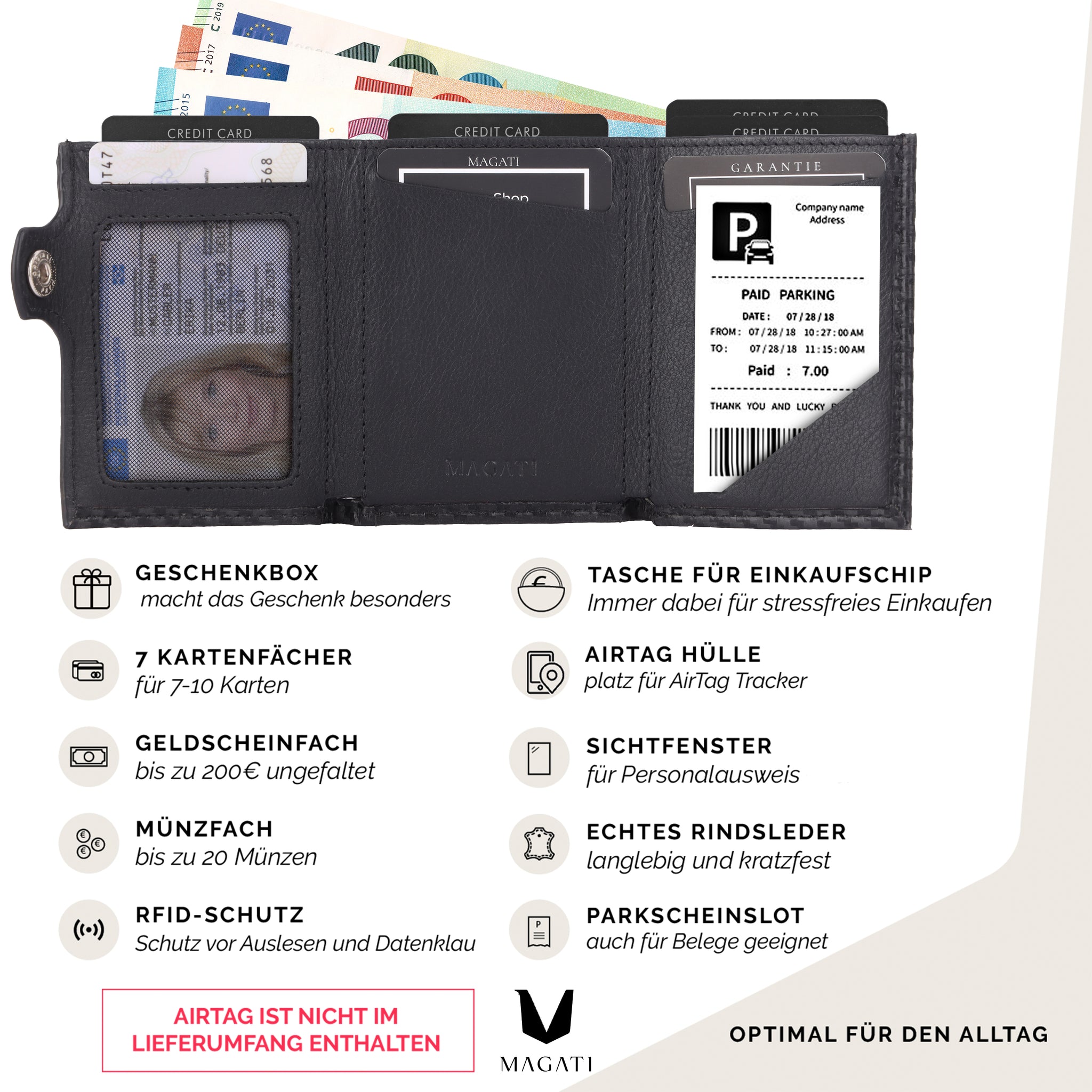 AirTag Wallet il Santo | Slim