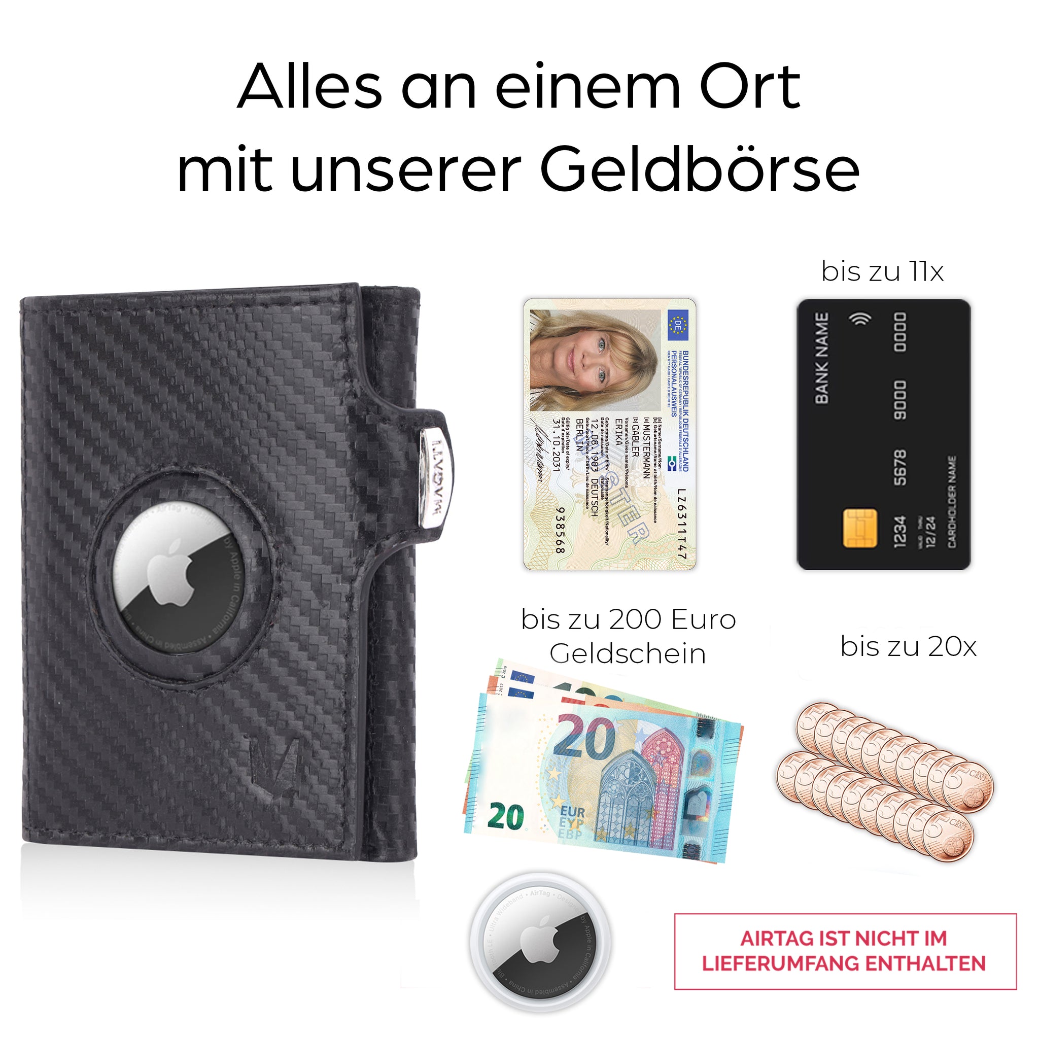 AirTag Wallet il Santo | Slim