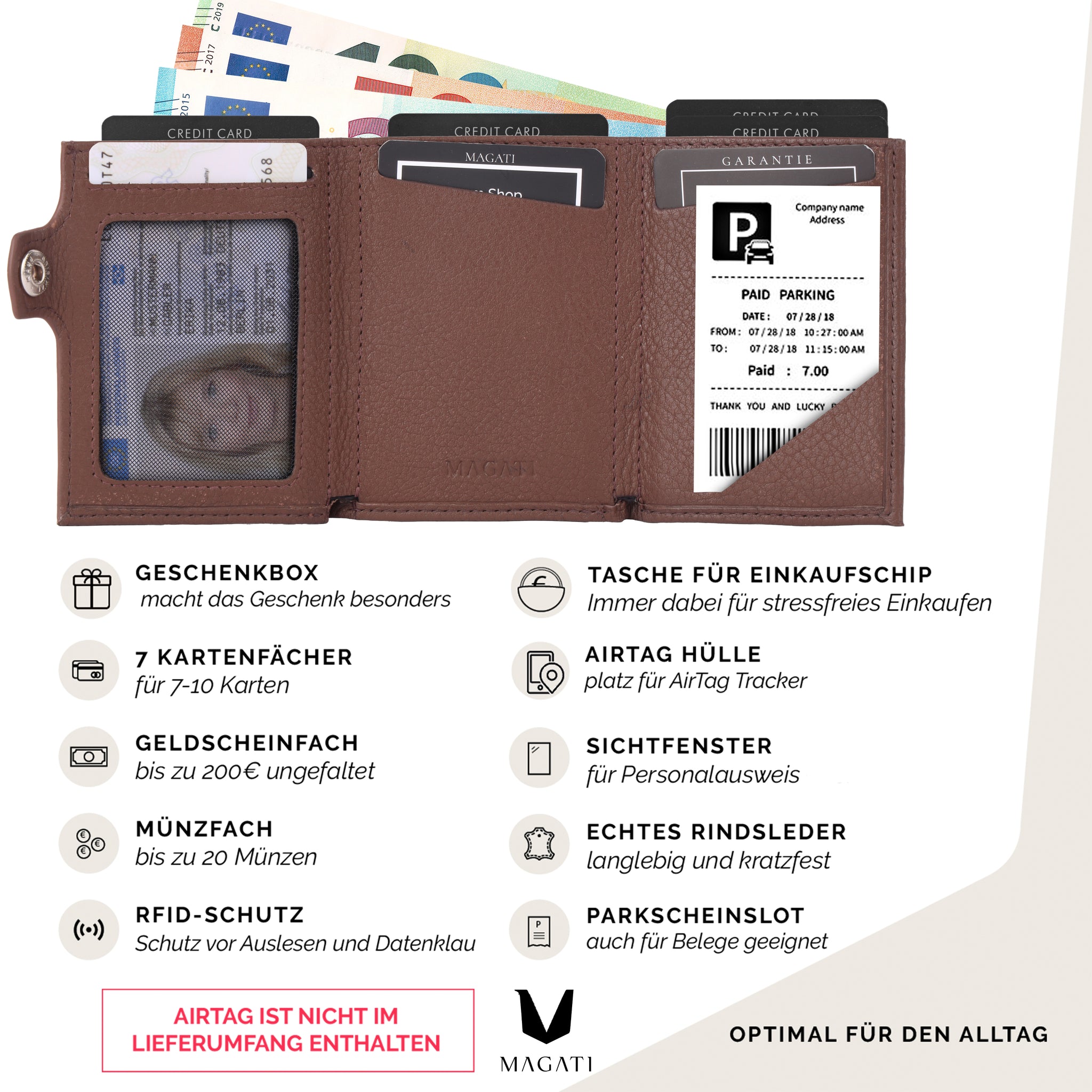 AirTag Wallet il Santo | Slim