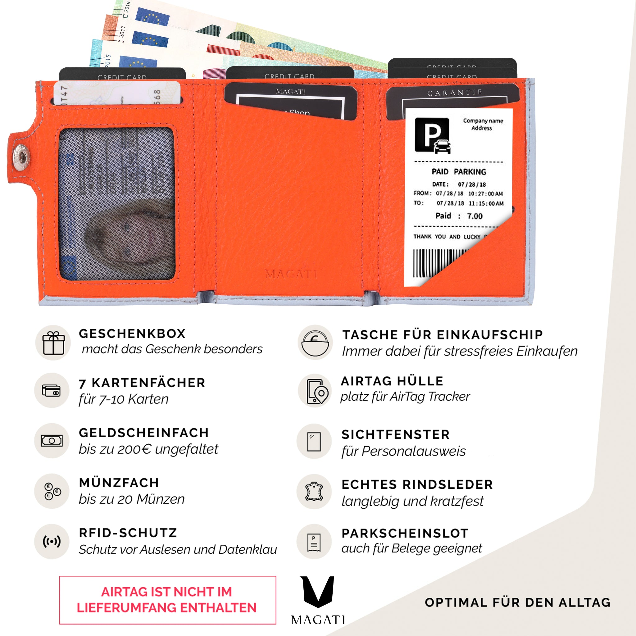 AirTag Wallet il Santo | Slim