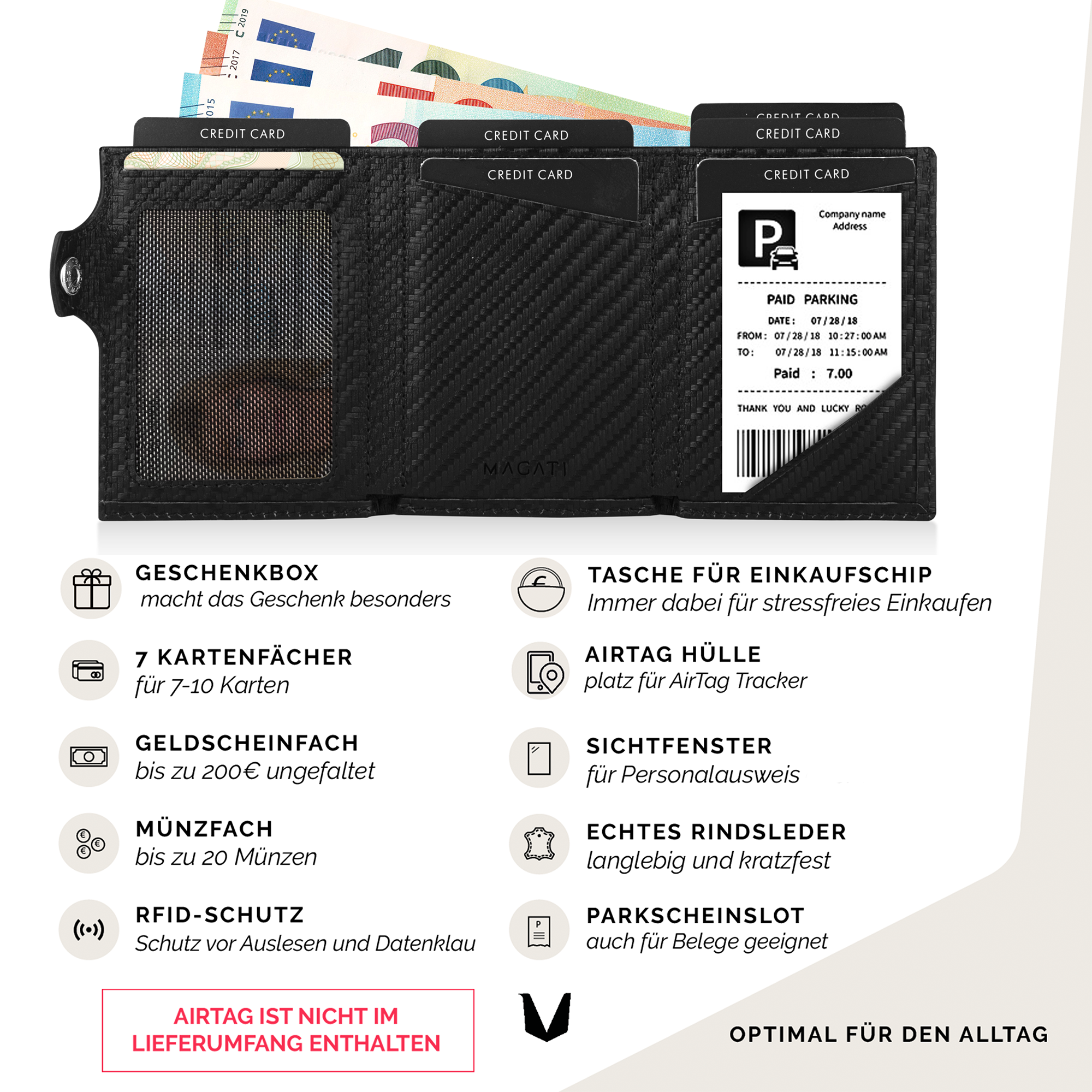 AirTag Wallet il Santo | Slim