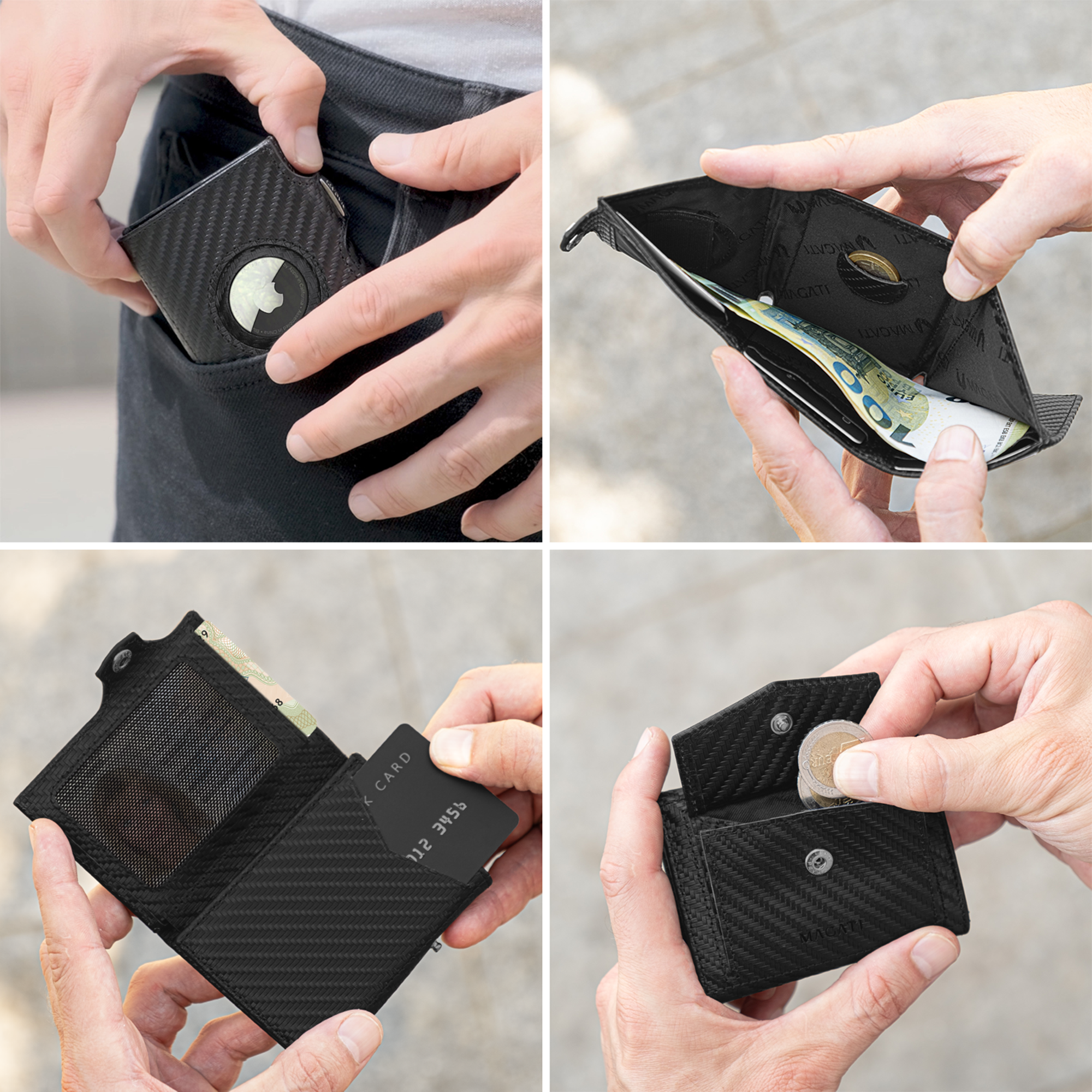 AirTag Wallet il Santo | Slim