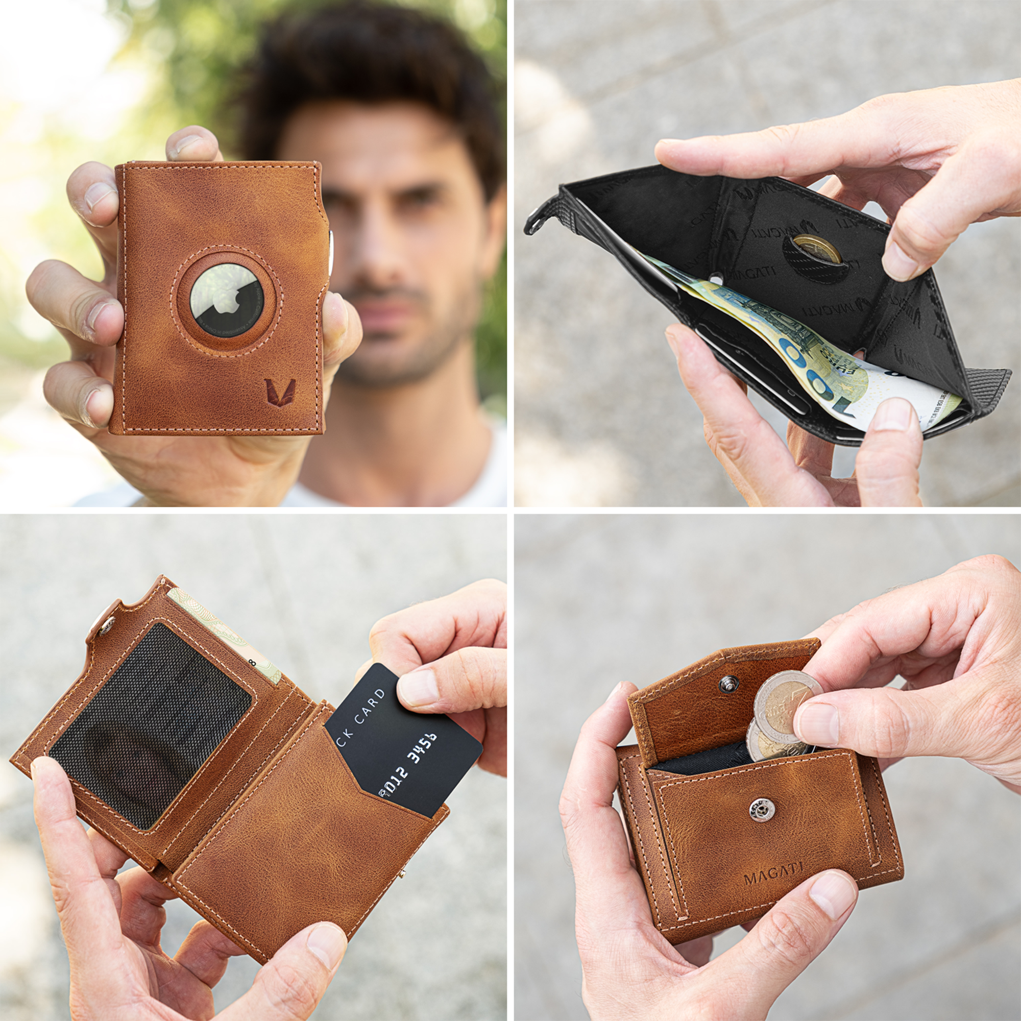 AirTag Wallet il Santo | Slim