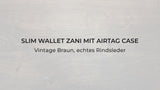 Slim Wallet ZANI mit Airtag Case